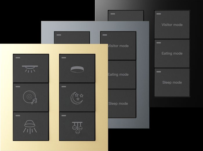 Wireless scene keypad, 6 key