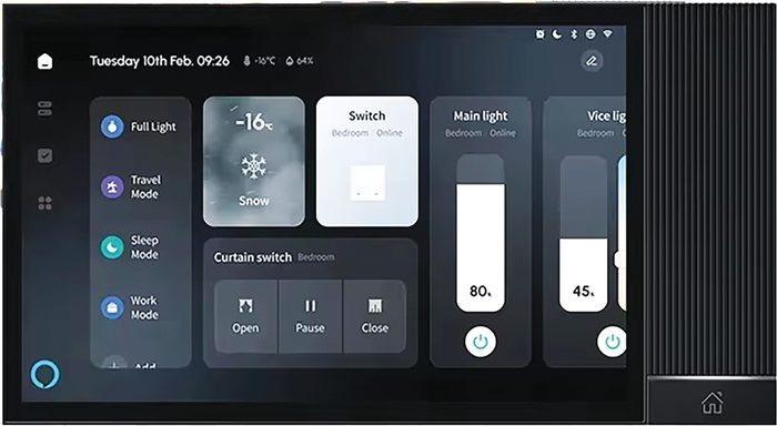 8 inch control panel